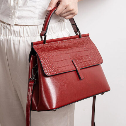 New Model Cross-Border Genuine Leather Large Handbag